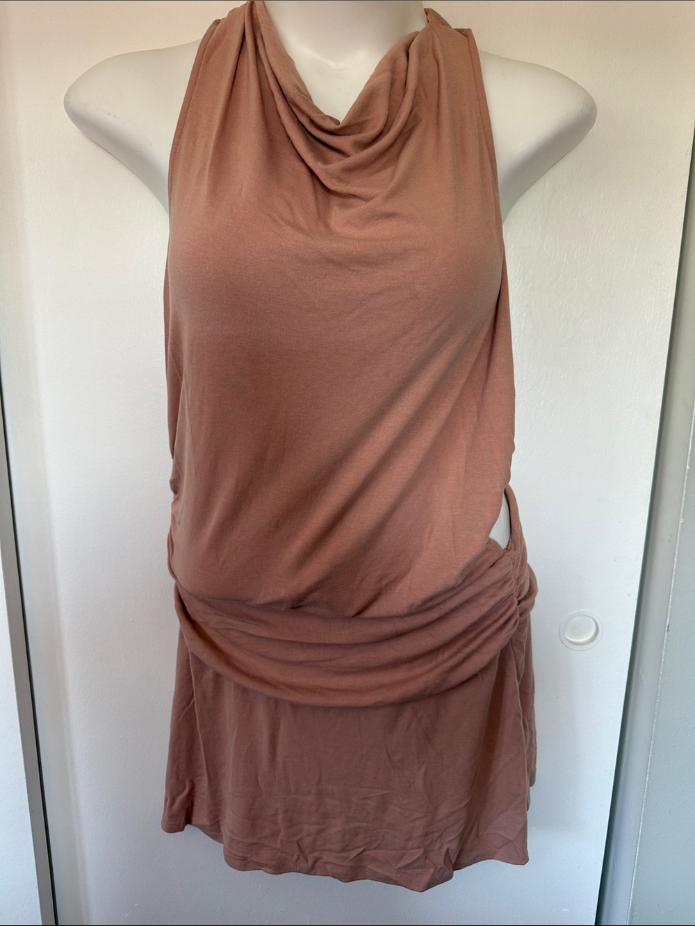 Free People Valerie Halter Backless Dress in Tuscany Size XL NEW